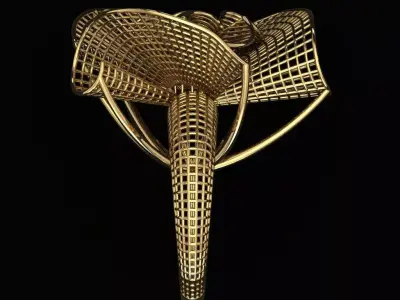  Turkish Ring 3D print model