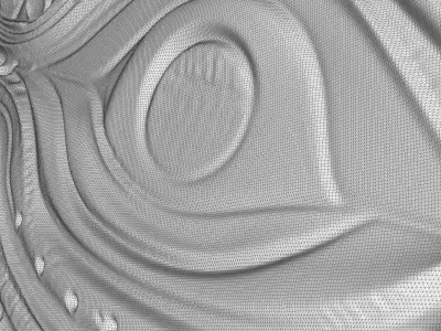 Bas-relief aboriginal art CNC 3D relief wallart 3D print model