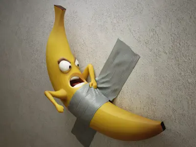 Angry Banana  3D model