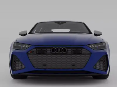 Audi RS7 Sportback 3D model by Flostudio