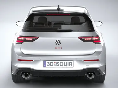 Volkswagen Golf Clubsport GTI 2025 3D model