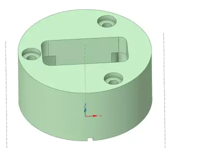 Anderson Plug Mount for Trailer Charge Towing 3D print model