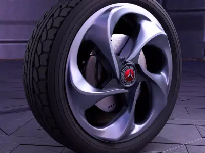 Car Wheel 3D model