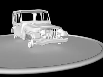 Jeep Wreck 3D model