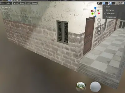 house building 1 Low-poly 3D model