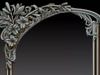 Decorative frame 5 3D model