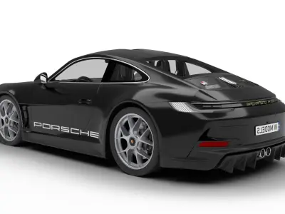 Porsche 911 S-T 2024 3D model