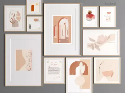 Art Frame 330 Low-poly 3D model