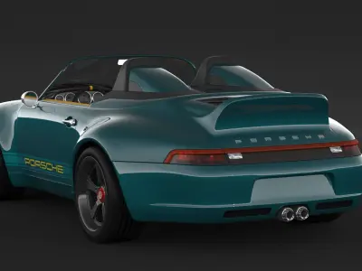 Porsche 993 Gunther Werks Speedster 3D model