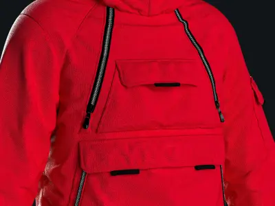 Jackets and Pants Snowboarding  Clo3D  OBJ Vol01 3D model