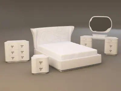 Antonelli Moravio Stardust bedroom 3D model