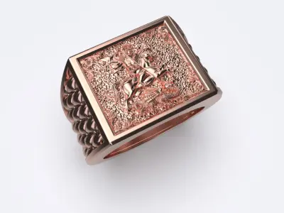 Mens  Ring 3D print model