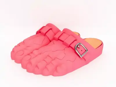 Hulk Foot Clogs shoes Props Second Life toy 3D print model