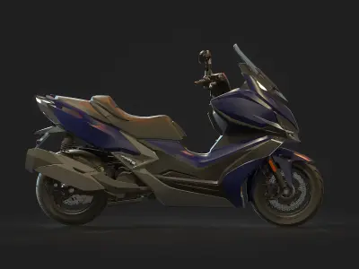 Base model  Kymco Xciting 400 2020 3D model