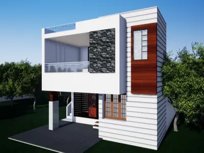 house 130 3D model