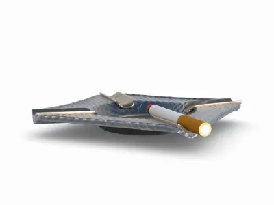 Ashtray cigarette 3D model