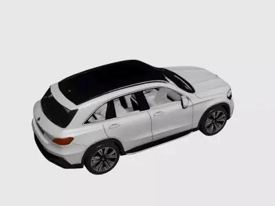 Mercedes-Benz GLC EV 2026 3D model 3D model