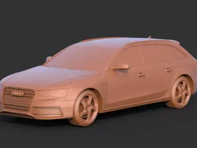 Audi S4 2013 3D print model