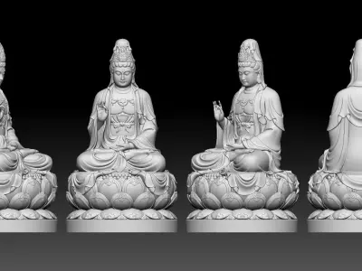 Guanyin   3D print model