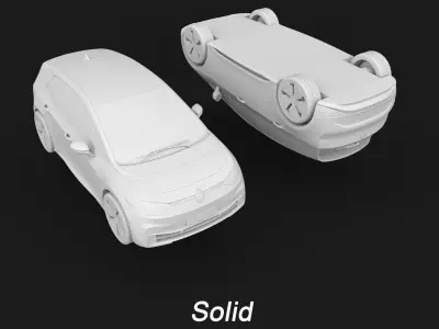 Volkswagen ID3 Ready to Print STL Files 3D print model