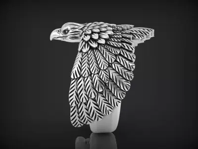 Eagle Ring  3D print model