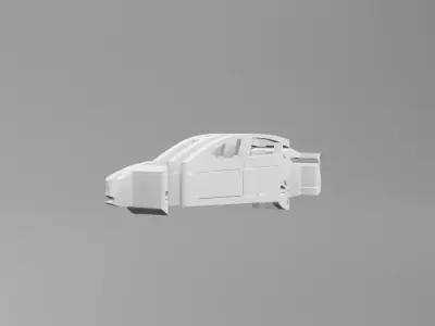 Tesla Model 3 - Keychain 3D print model