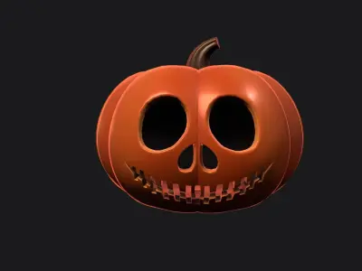 Halloween Pumpkin 5 3D model