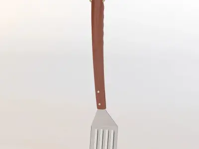 BBQ Spatula 01 3D model