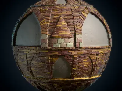 Wall middle east - VOL 03 - Maps - Sbsar Texture