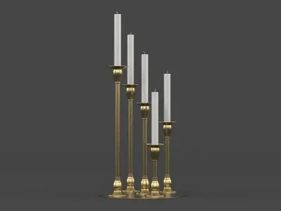 Candle Holder 3D model 3