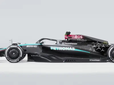 F1 Mercedes W15 3D model