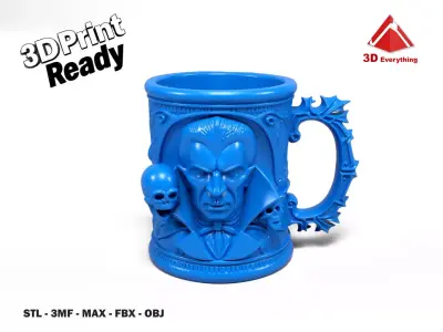 Dracula Mug 3D print model