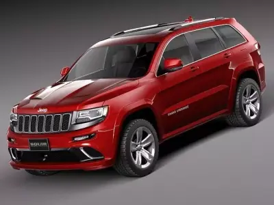 Jeep Grand Cherokee- SRT 2014 3D model