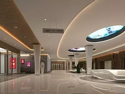  commercial or public building 3D model