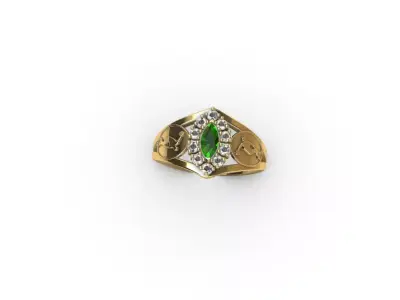 Physical Education Graduation Ring 3D Printing 3D print model