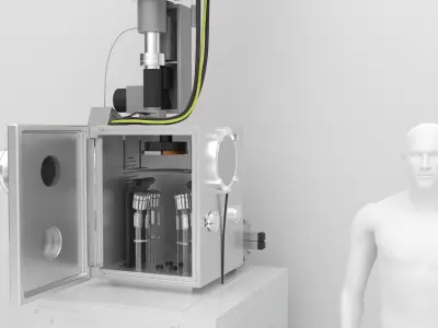 Industrial Spluttering machine  3D model