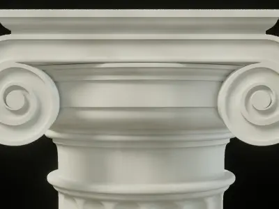 COLUNAS GREGAS 3D model