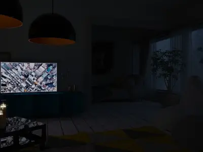 Living room  3D model order