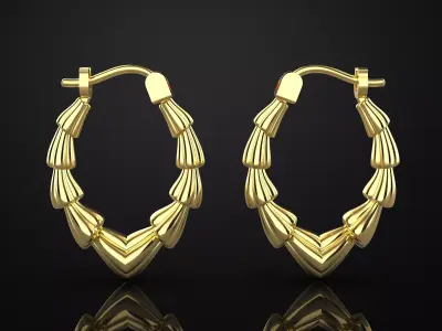 A100-133-earring 3D print model