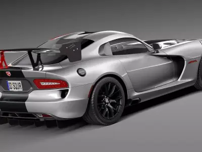 Dodge Viper ACR 2016 3D model