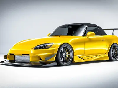 Honda S2ooo AP1 Voltex  3D model