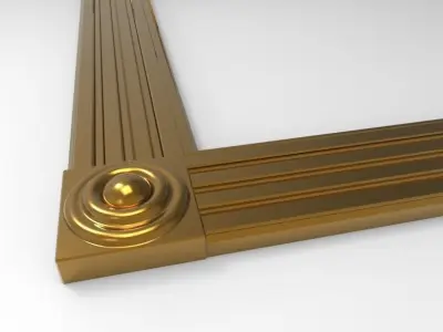 Carved Picture Frame 3D model