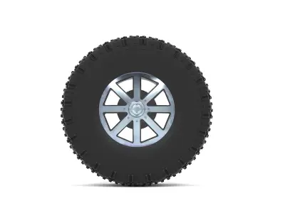 Tyre 3D Model Free low-poly 3D model