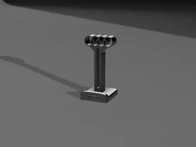 Audi Headphone stand 3D print model