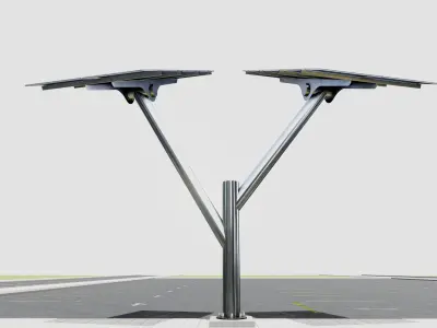 SOLAR ENERGY TREE 3D model