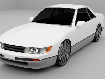 Nissan Silvia s13 3D model