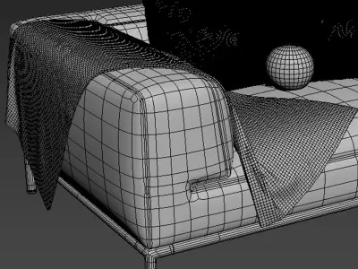 PERRY UP Sofa 207 By Flexform 3D model