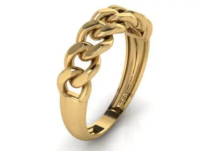 Woven ring 3D print model