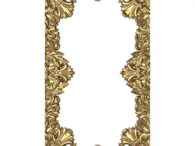 Carved Picture Frame 3D model
