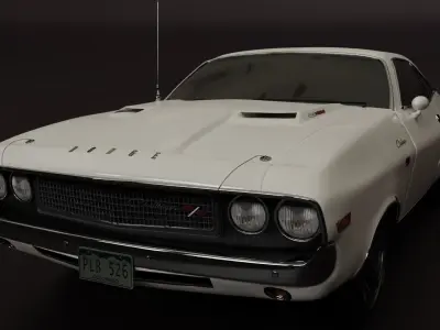 Dodge Challenger 1970 RT 3D model